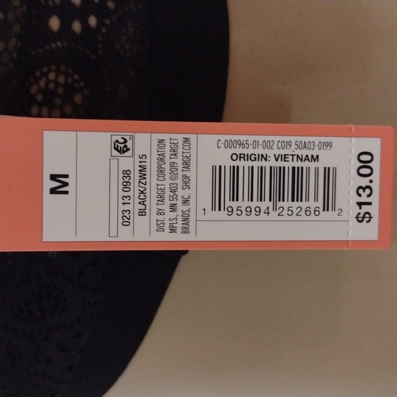 NWT Women's Lace Triangle Bralette - Colsie - M - Picture 7 of 8